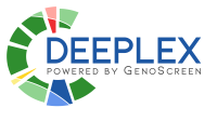 Logo Deeplex Powered by GenoScreen