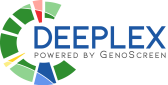 Logo Deeplex Powered by GenoScreen, logo du site web